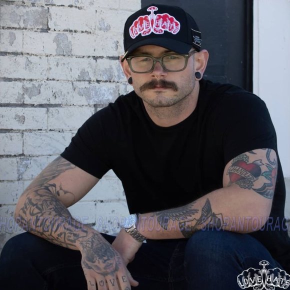 Red Monkey Love Hate RM1416 Limited Edition Unisex Trucker Hat Cap | 3 Colors - Picture 11 of 16